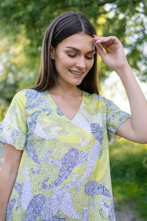 Żółta sukienka w drobny wzór (3).jpg