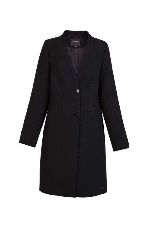 Lekki płaszcz przejściowy w kolorze czarnym.jpg