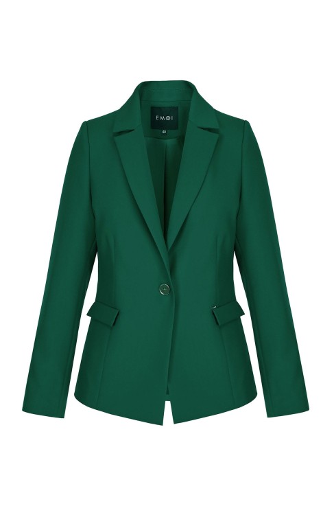 Żakiet w kolorze zielonym